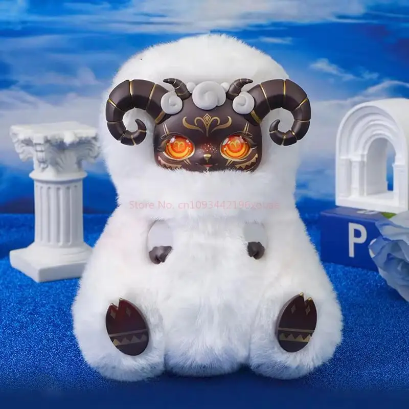 

Mystery Box Plush Vinyl Doll Collectible Action Figure - Twelve Constellations Theme Desktop Decor Gift for Kids And Collectors