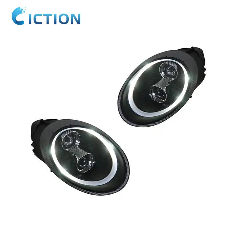 

Стайлинг автомобиля для фар Por sche 997 2005-2008 911, светодиодные фары DRL, дальний ближний свет, ксеноновые фары, аксессуары