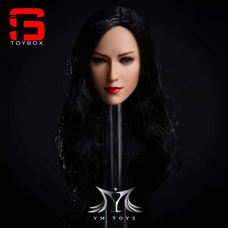 YMTOYS YMT06 1/6 Scale Ada Wong Strabismus Head Sculpt Carving Model Fit 12'' Female Soldier Action Figure Body Dolls