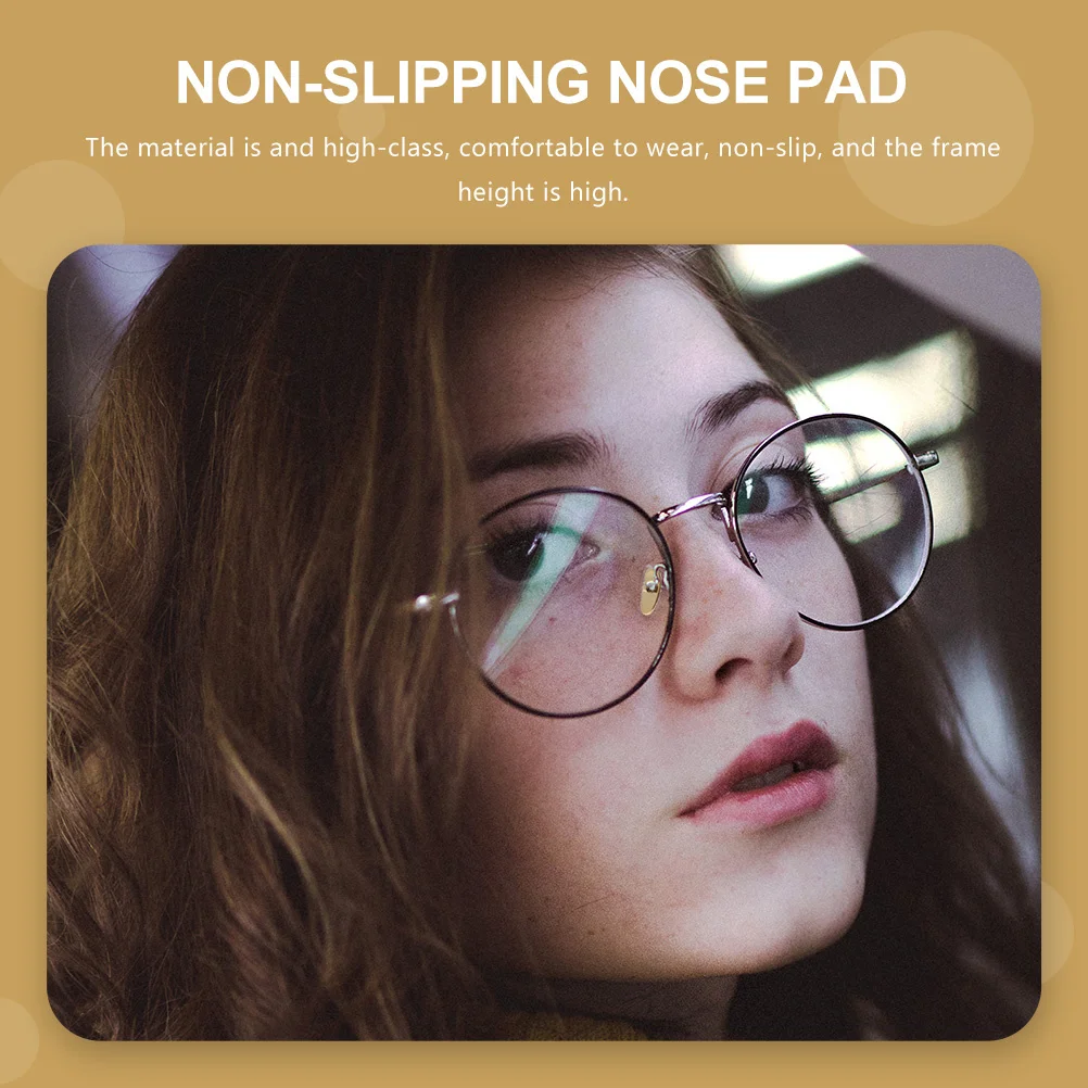 

10Pcs Eyeglass Nose Pads Ceramic Anti-Slip Glasses Nose Grips Durable Replacement Parts Eyeglass Replacement Parts