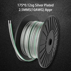 SP02 Silver Plated High Performance Speaker Cable 2X1.5mm²(15AWG) HiFi speaker cable Audio surround car audio Cord