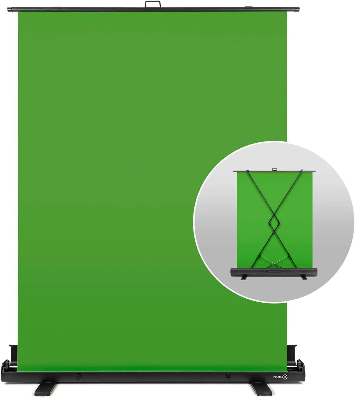 

Green Screen-Collapsible Chroma Key Backdrop,Wrinkle-Resistant Fabric and Ultra-Quick Setup for background removal for Streaming