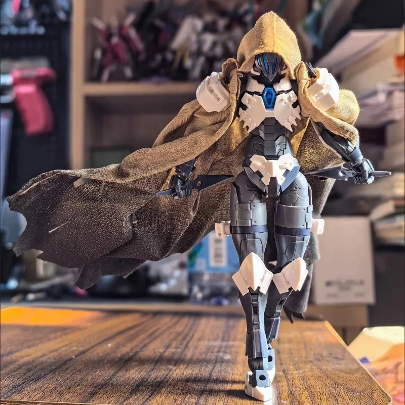 Hot Tactical Cape 1/12 Scale Tattered Gradient Cloth Cape With Wire For Shf Figma Mecha Model Action Figure Accessories Toy Gift