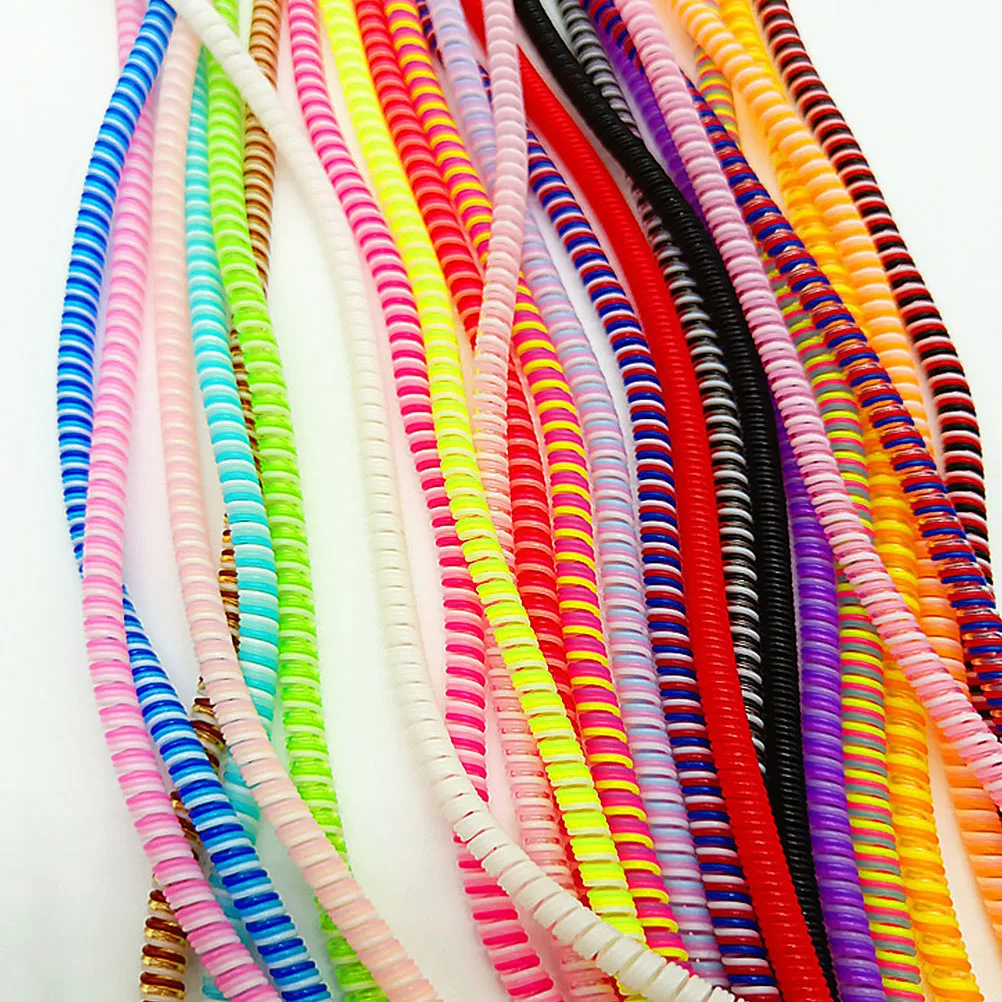 

15 pcs Data Line Sleeve Saver Cord Protector Organizer Wire Hider Wrap Protector Cable Management Tool Spiral Cord