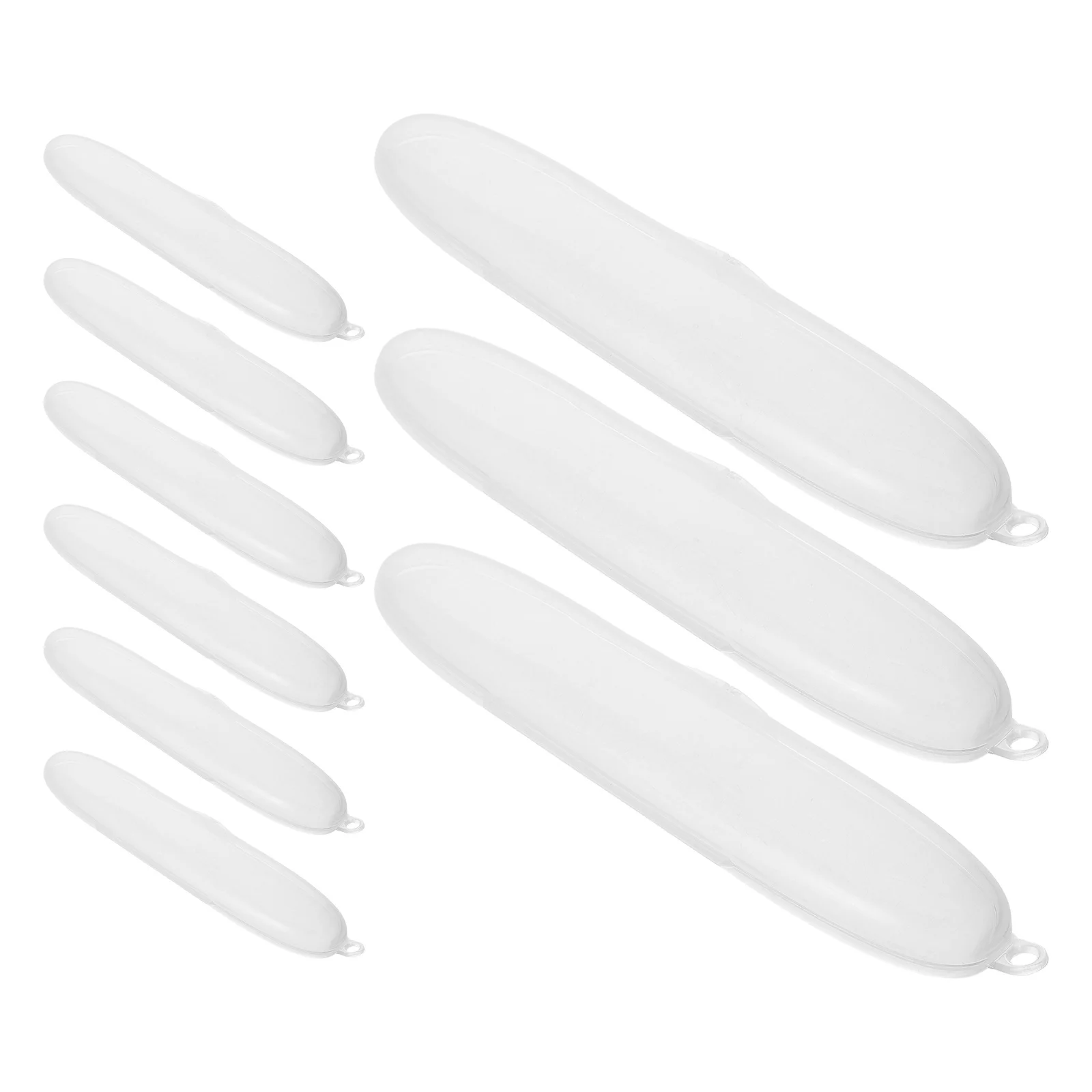 8 قطعة صندوق تخزين ملعقة شوكة الطفل: حامل أدوات سيليكون شفاف قابل لإعادة الاستخدام منظم أدوات المائدة المحمولة لأدوات المائدة الصغيرة