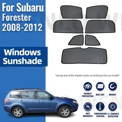 Voor Subaru Forester SH 2008 2009 2010 2011 2012 Magnetische Auto Zonnescherm Voorruit Gordijn Achterzijde Venster Zonnescherm