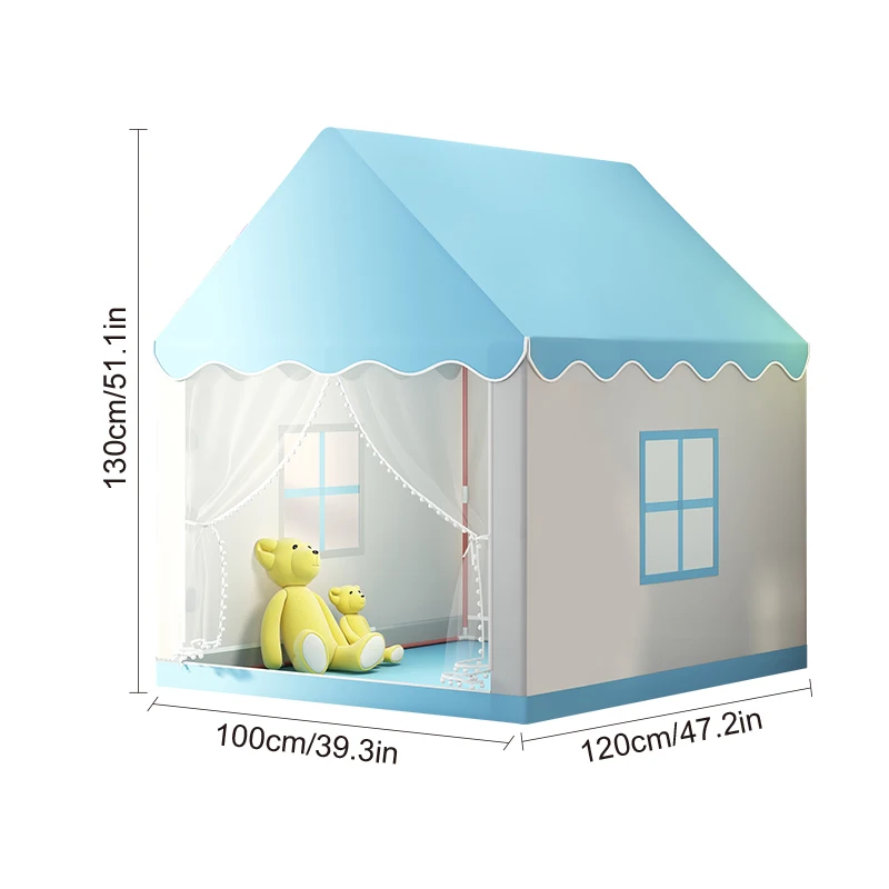 Princess Fairy Tale Castle Tent, a Secret Space for Boys and Girls, Portable Children's Play Tent, Pretend Play Toy House, Great Holiday Gift, Halloween and Christmas Gift, Accessories and Lights Not Included