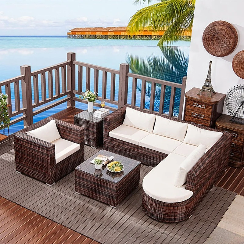 

Outdoor sofa leisure balcony set combination villa courtyard