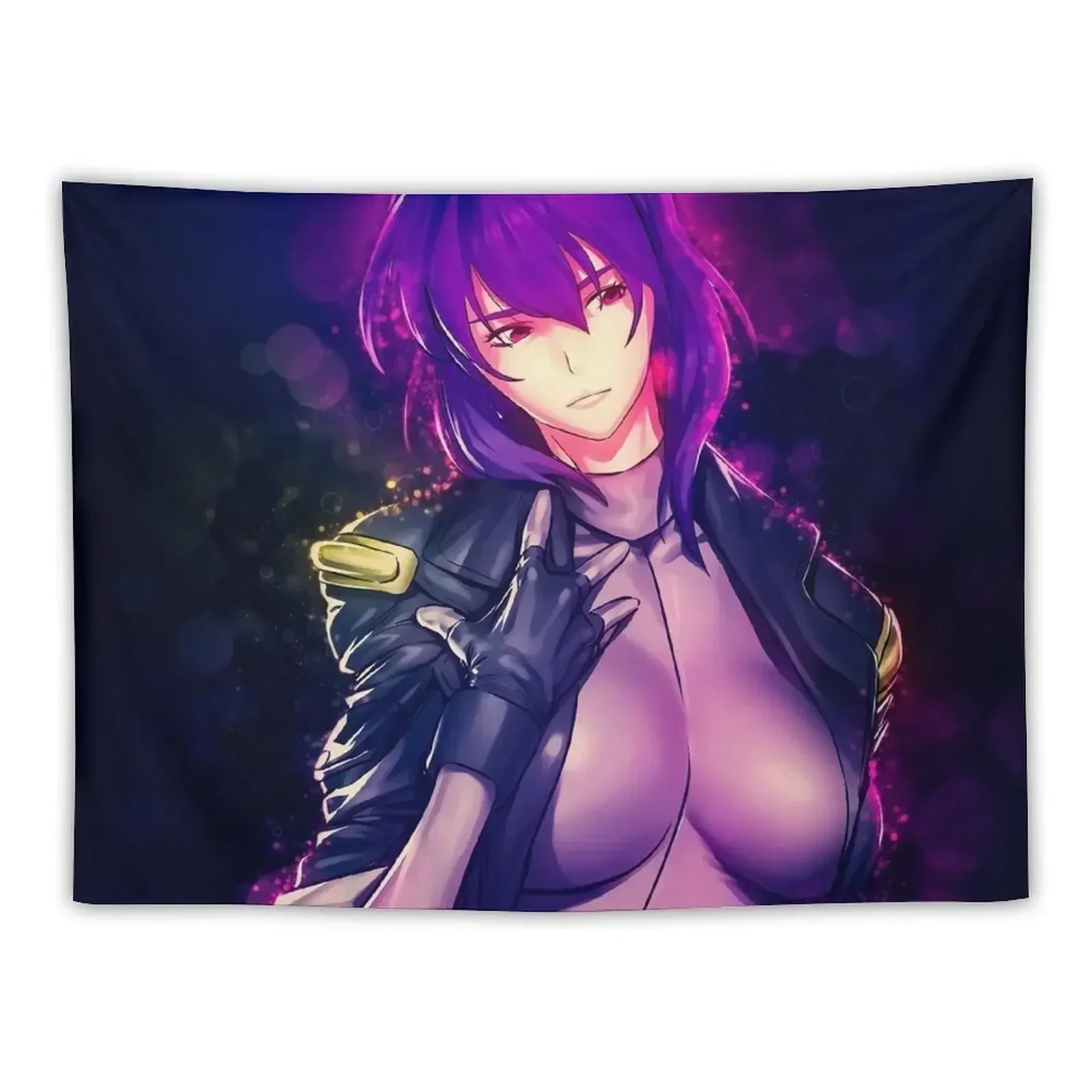 

Mokoto Kusanagi Ghost in the Shell Anime Tapestry Bedroom Decor Aesthetic Room Decoration Korean Style Tapestry