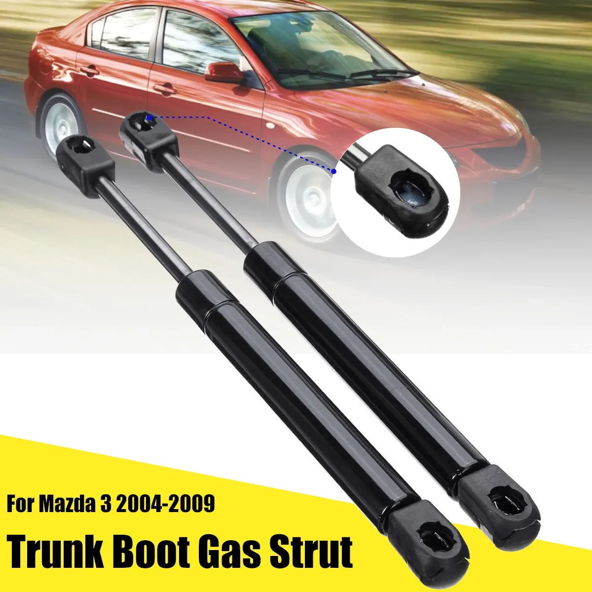 2pcs For Mazda 3 2004-2009 Car Tailgate Trunk Boot Gas Spring Strut Support Lift BN8W56930 BN8V56930 BN8W56930A