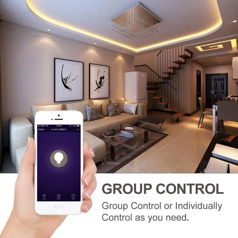1/3/10Pcs Zigbee Smart Home LED Bulb Spot Night Light Lamp 5W GU10 RGBCW Tuya Smartthings Works Alexa Google Home Hue-Compatible
