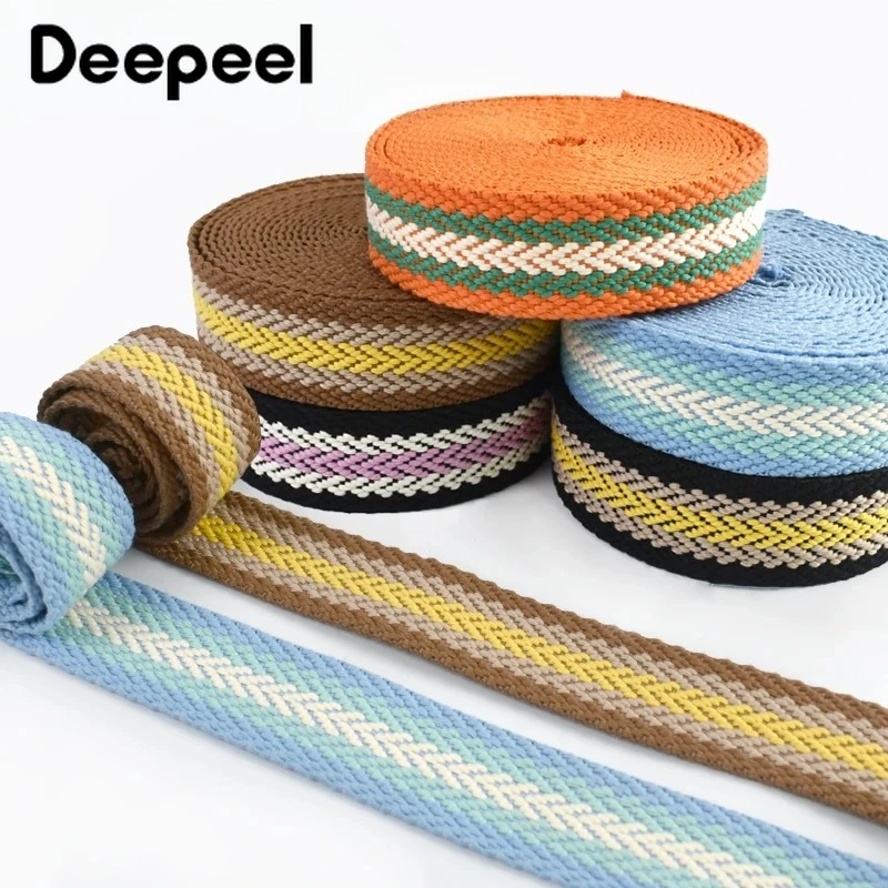 

1-5Meters 38mm Cotton Webbing Strap Garment Belt Sling Decorative Ribbon for Sewing Shoulder Bag Straps DIY Luggage Accessories