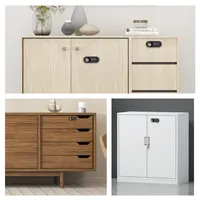 New Zinc Alloy Mechanical Password Lock 3 Digital Code Furniture Combination Lock Security Hardware Drawer Lock Cabinet Mailbox