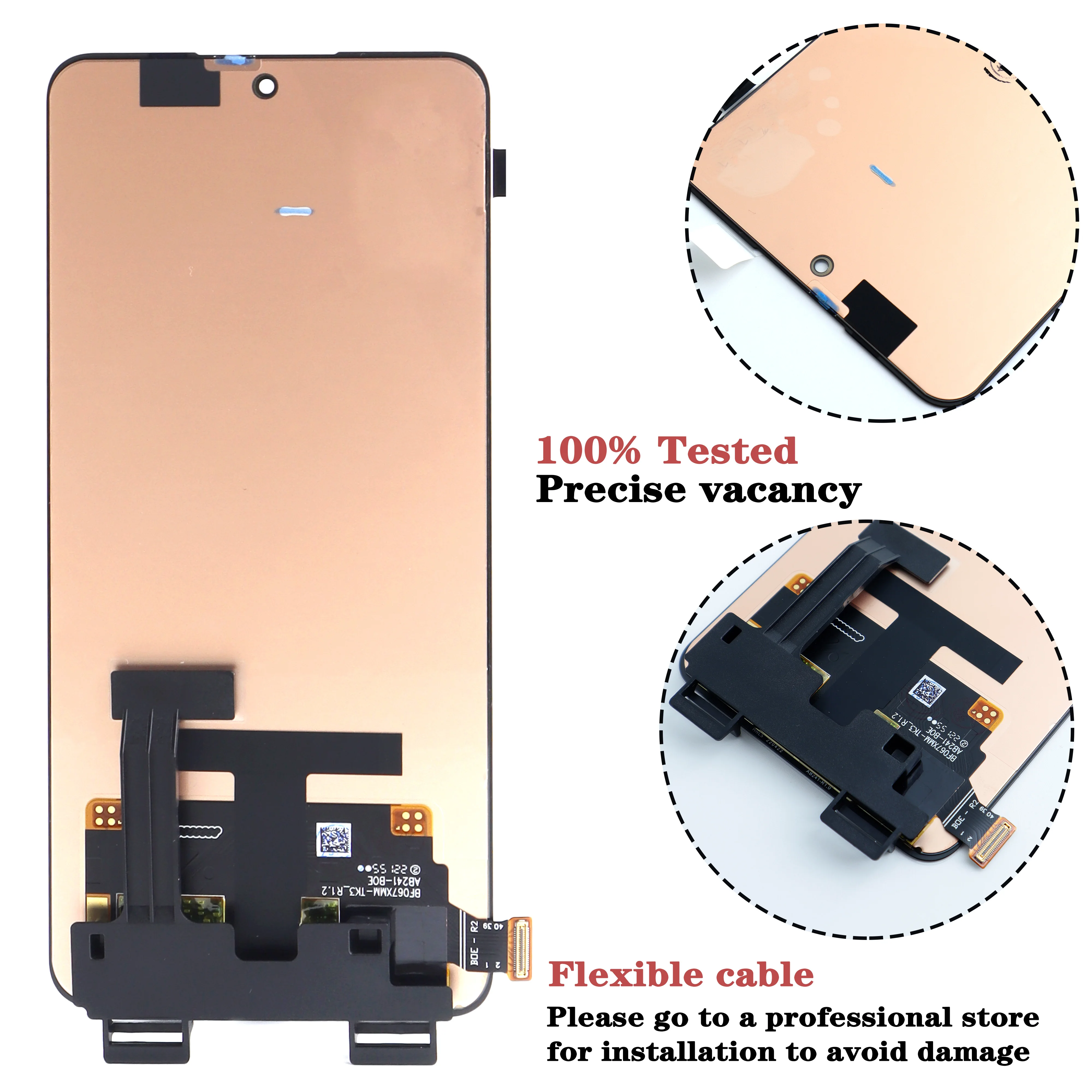 

6.7'' AMOLED For OPPO Reno 8 Pro LCD Touch Screen Digitizer Assembly For Oppo Reno8 Proplus LCD PFZM10 Display replacement