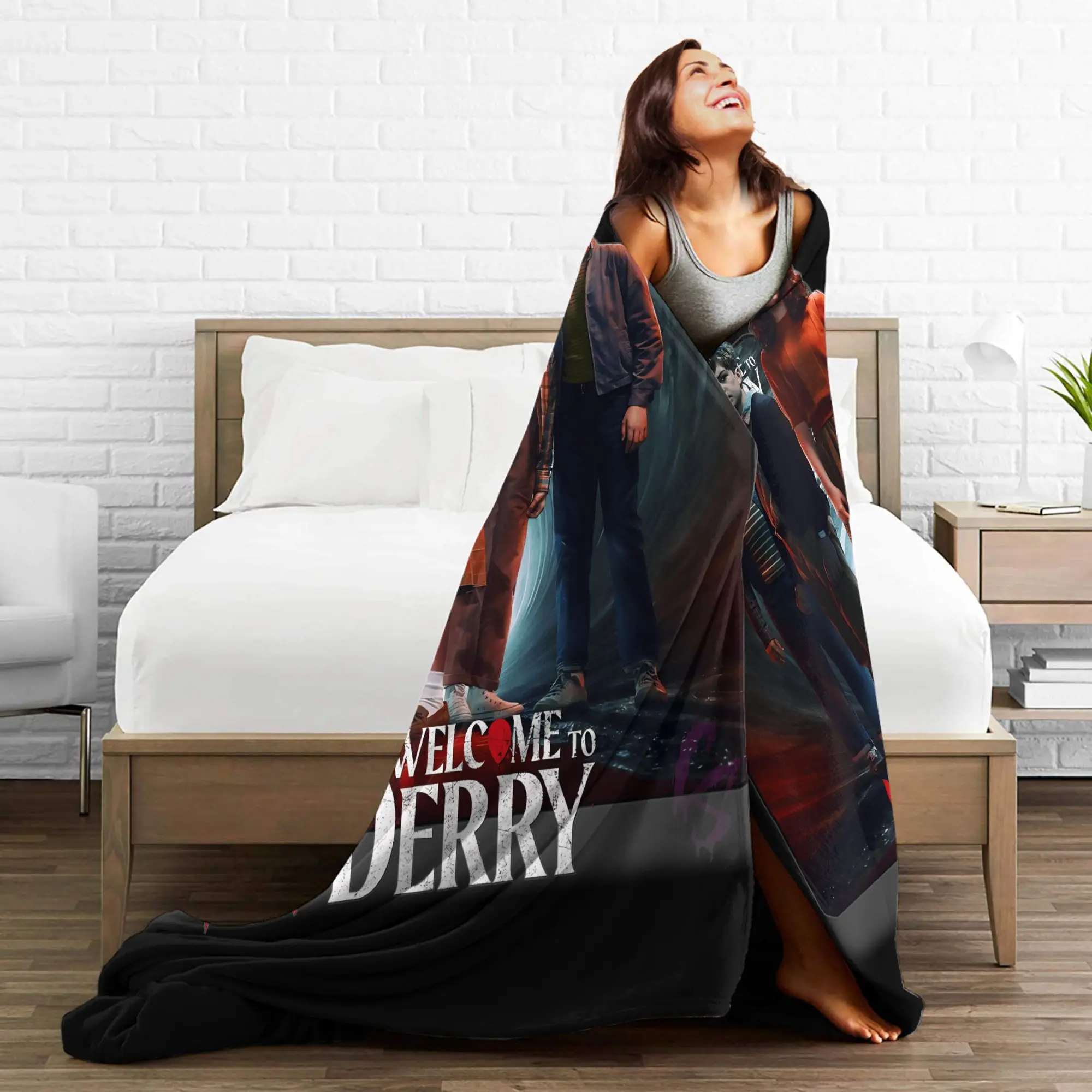 تكنولوجيا المعلومات مرحبا بكم في ديري 2025 المسلسل التلفزيوني الجديد فيلم بطانية قطيفة الطفل الفانيلا رمي بطانية لغرفة المعيشة سوبر الدافئة المفرش
