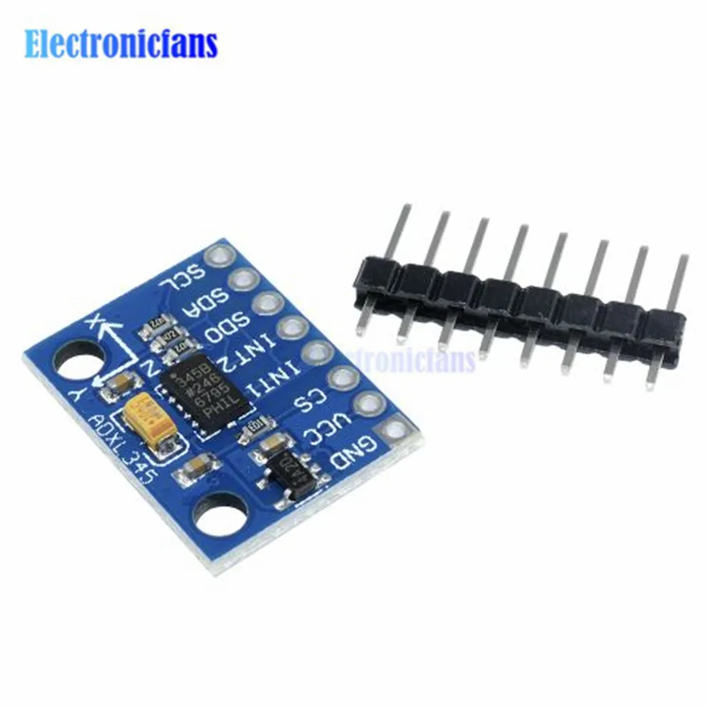 10Pcs/5Pcs/1Pcs GY-291 ADXL345 Digital 3-Axis Gravity Acceleration Tilt Module IIC/SPI Transmission