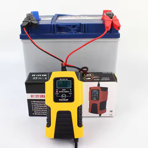 Battery Charger 6V 12V Battery Maintainer Fast Charging Fit for