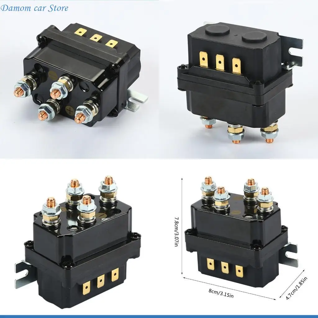 A2UC Winch Solenoid Contactor Fit for 5000lbs-7000lbs ATV UTV 4WD Winches