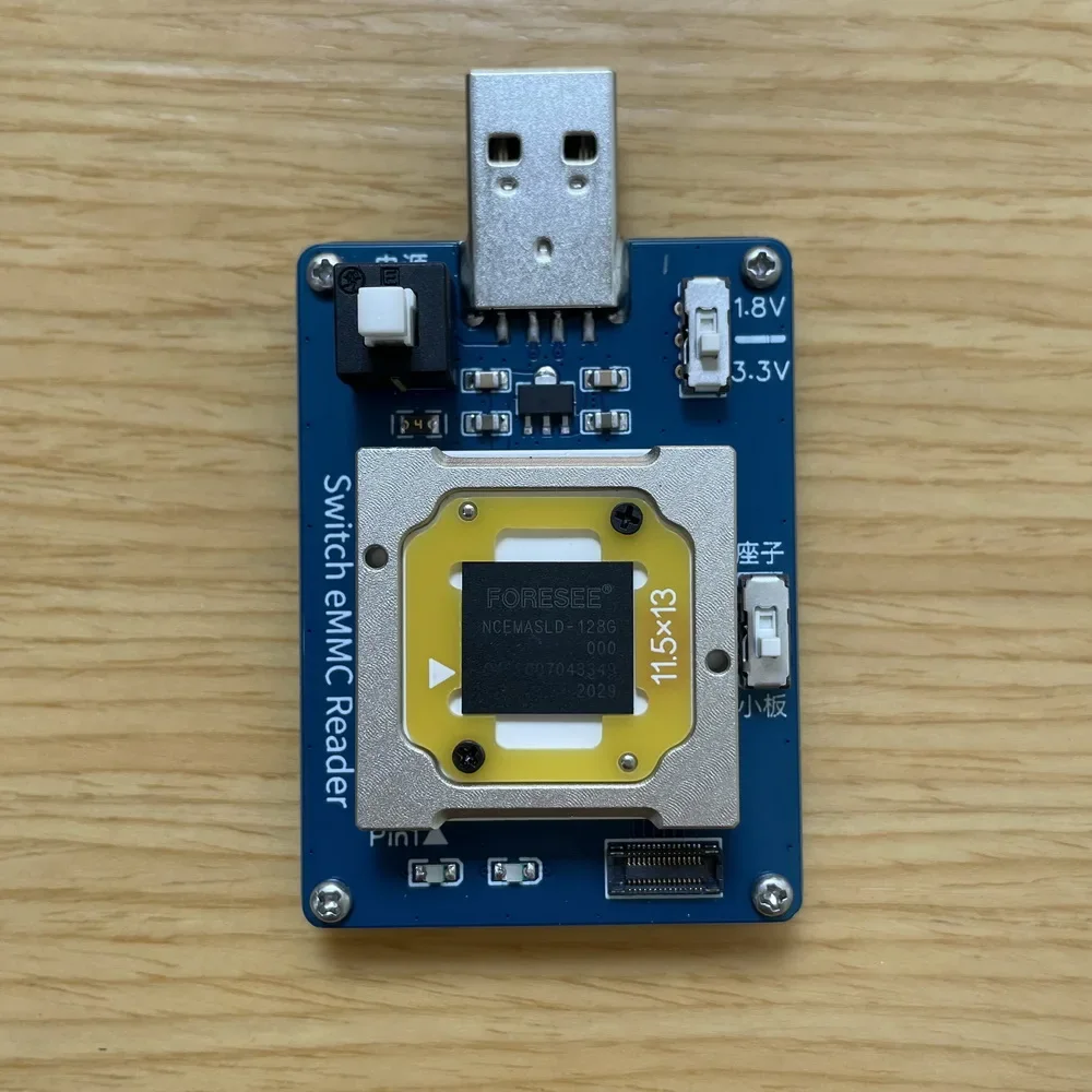 Switch EMMC programador queimador OLED lite módulo EMMC ler e escrever