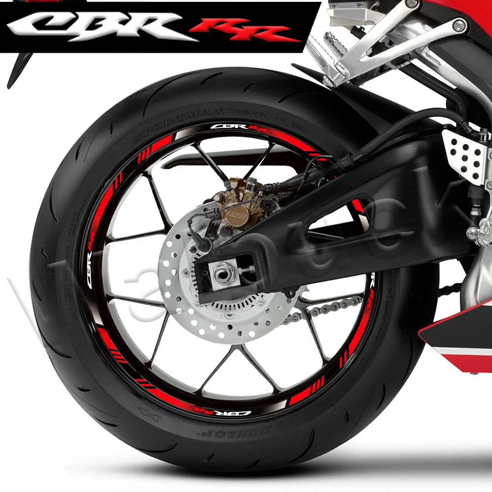 

Motorcycle Wheel Sticker Reflective Rim Decal Stripe Tape Accessories Waterproof For Honda CBR RR CBR600RR CBR1000RR