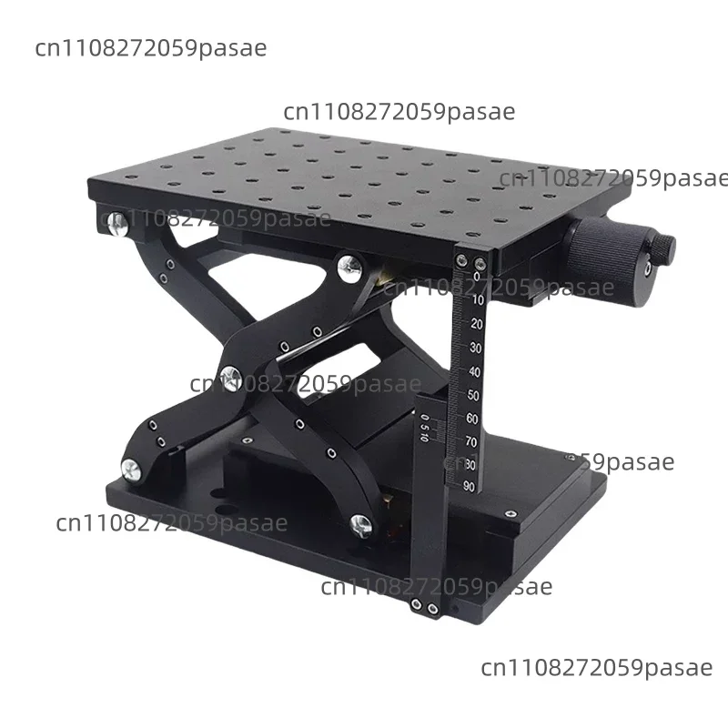 Z-axis Scissor Manual Lifting Workbench Large Stroke Large Load Lifting Sliding Table Optical Experiment Precision Manual