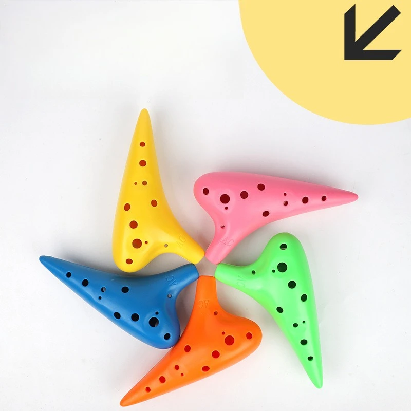 Ocarina Resin 12-hole AC Key Ocarina Alto C Key Ocarina Campus Instrument Ocarina
