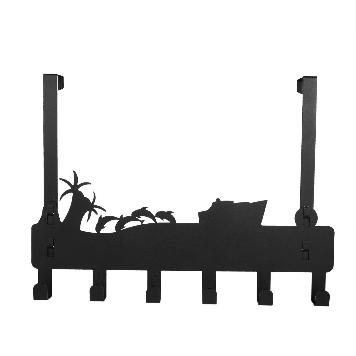 

Metal Free Hooks Home Storage Rack Shelf Door Hanger Hat Coat Handbags Organizer Home Storage Rack Closet Space