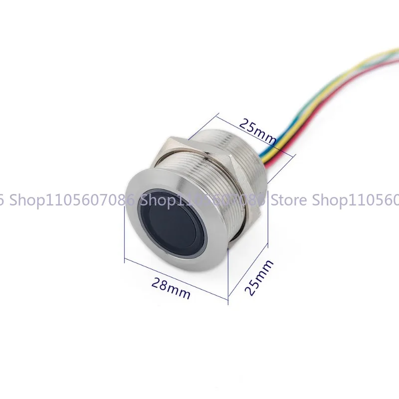 KSR558 Fingerprint Identification Switch Relay Module Low Power Consumption, Capacitive Fingerprint Module, Access Control Board