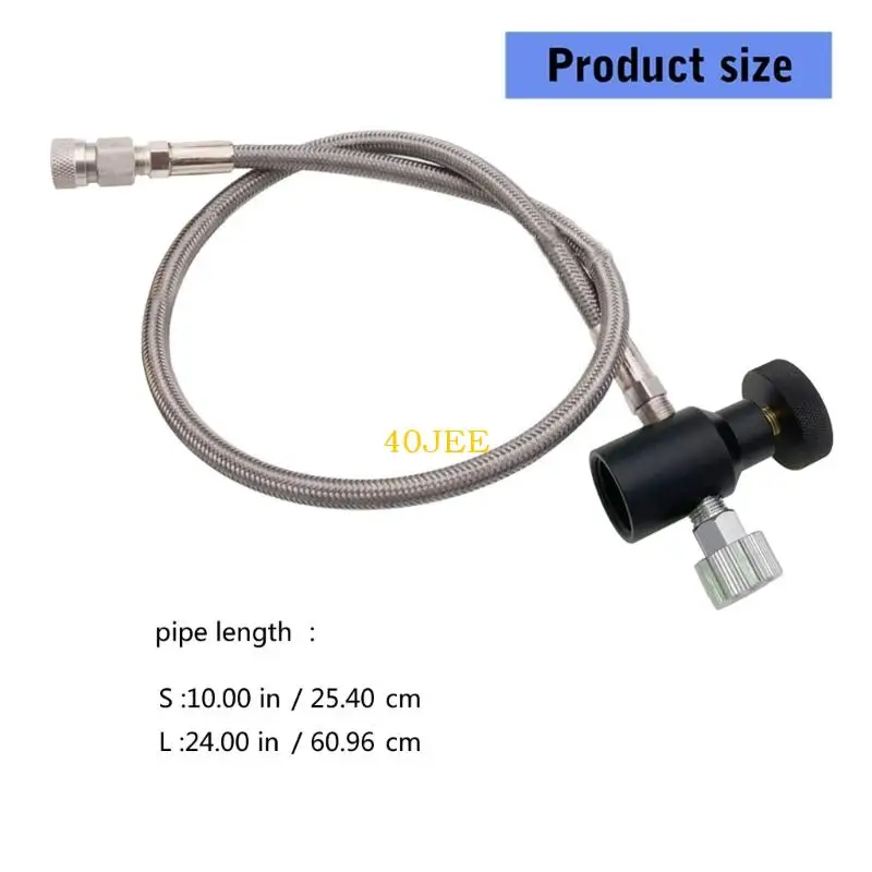 40JE Metal Fast Release CO2 Inflator Fittings G1/2 Thread Precise Airflows Control