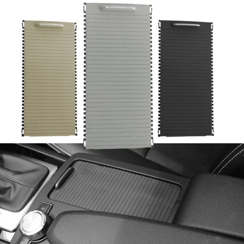 Console central rolo cego capa para mercedes benz c e classe w204 w212 acessórios interiores proteção pára-sol fácil instalar