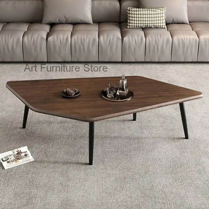 

Retro Floor Coffee Tables Minimalist Unbreakable Wooden Designer Coffee Tables Hallway Regale Arredamento Living Room Furniture