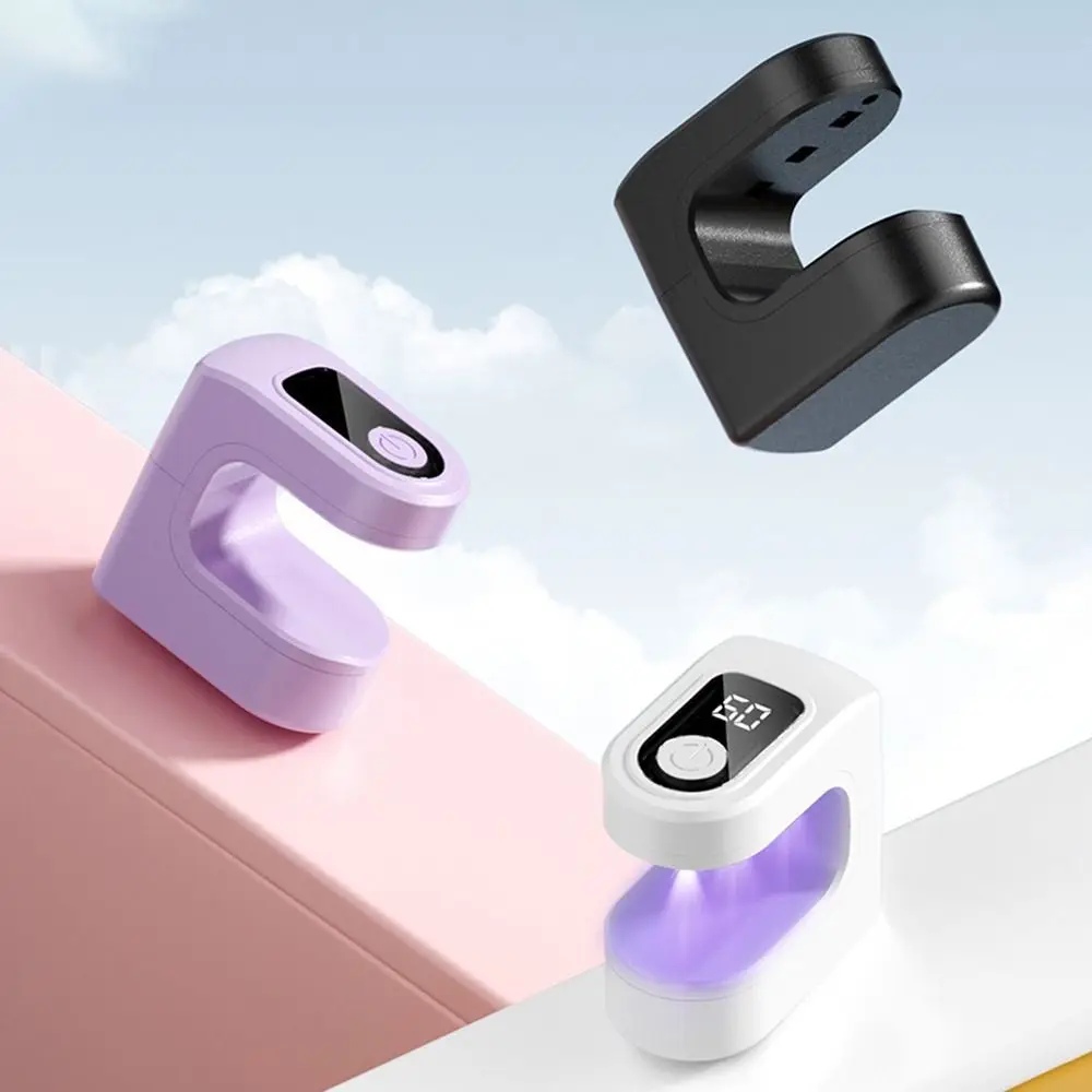 Sneldrogend Mini Nageldroger Licht Enkele Vinger Efficiënte Uitharding LED Nagellamp Draagbare 30/60s Timer USB Nageldroger Machine
