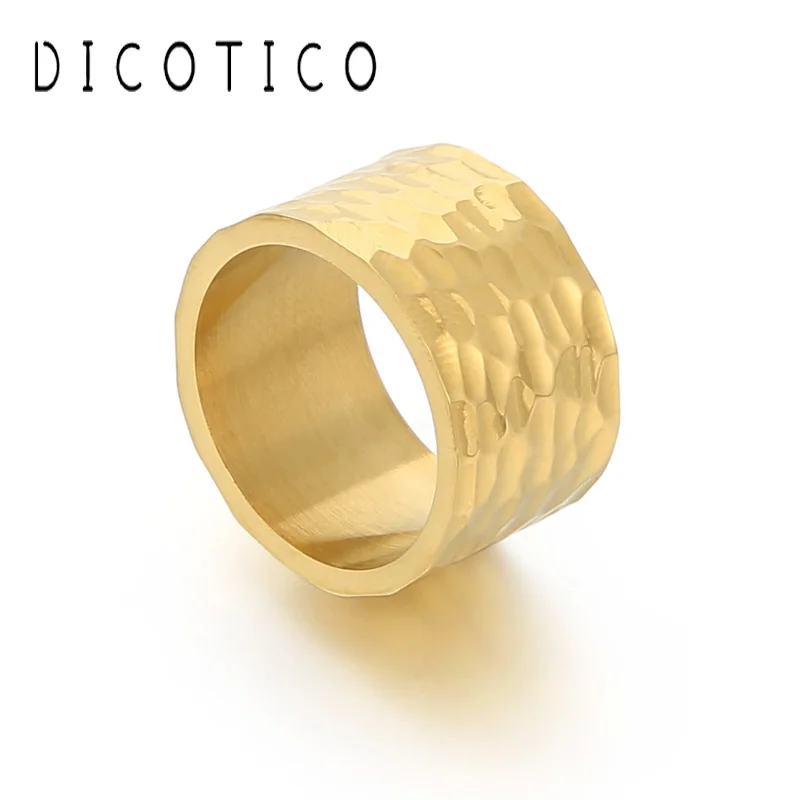 Simple Stainless Steel Rings For Female Gold Silver Color High Qulity Women Jewelry Ring Wholesale