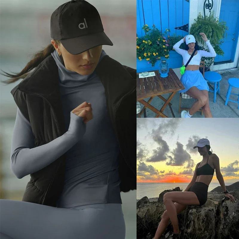 Yoga New Performance Off Duty Cap Fashion Letter Four Seasons Outdoor Baseball Hat Adjustable Sports Daily Sunshade Hat