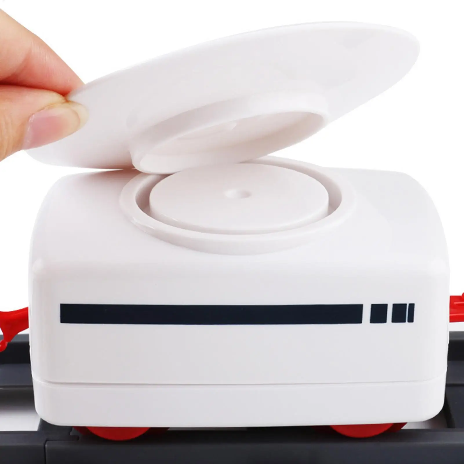Conveyor Belt Rotary Sushi Toy Pretend Play Electric Track Trains Rotary Rail Car Sushi Rail Simulation Model Toys For Children