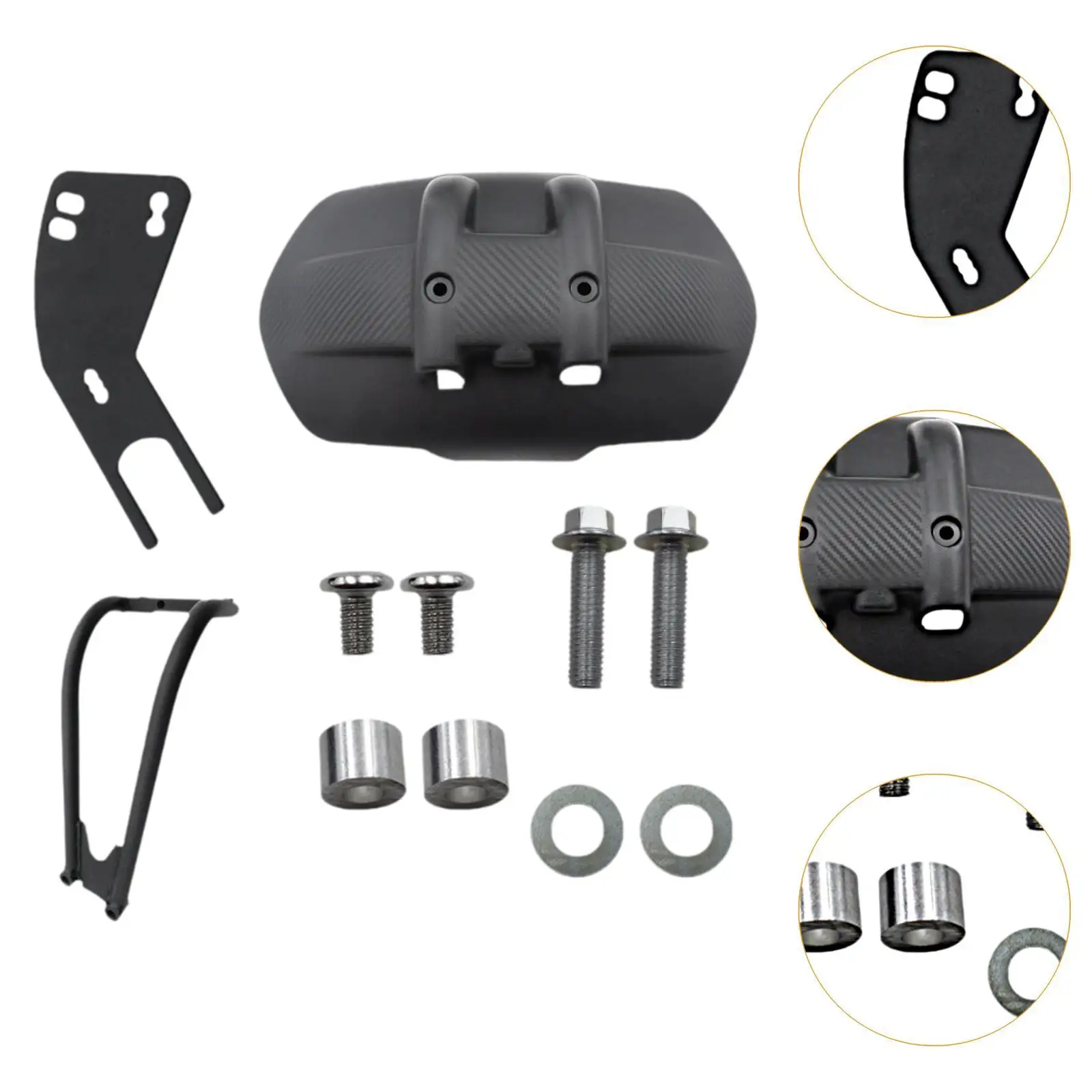 

Motorcycle Rear Mud Flap Rear Fender Replaces Mudflap Stylish for Rear Wheel Motorbike Mudguard Splashing Guard for MT09