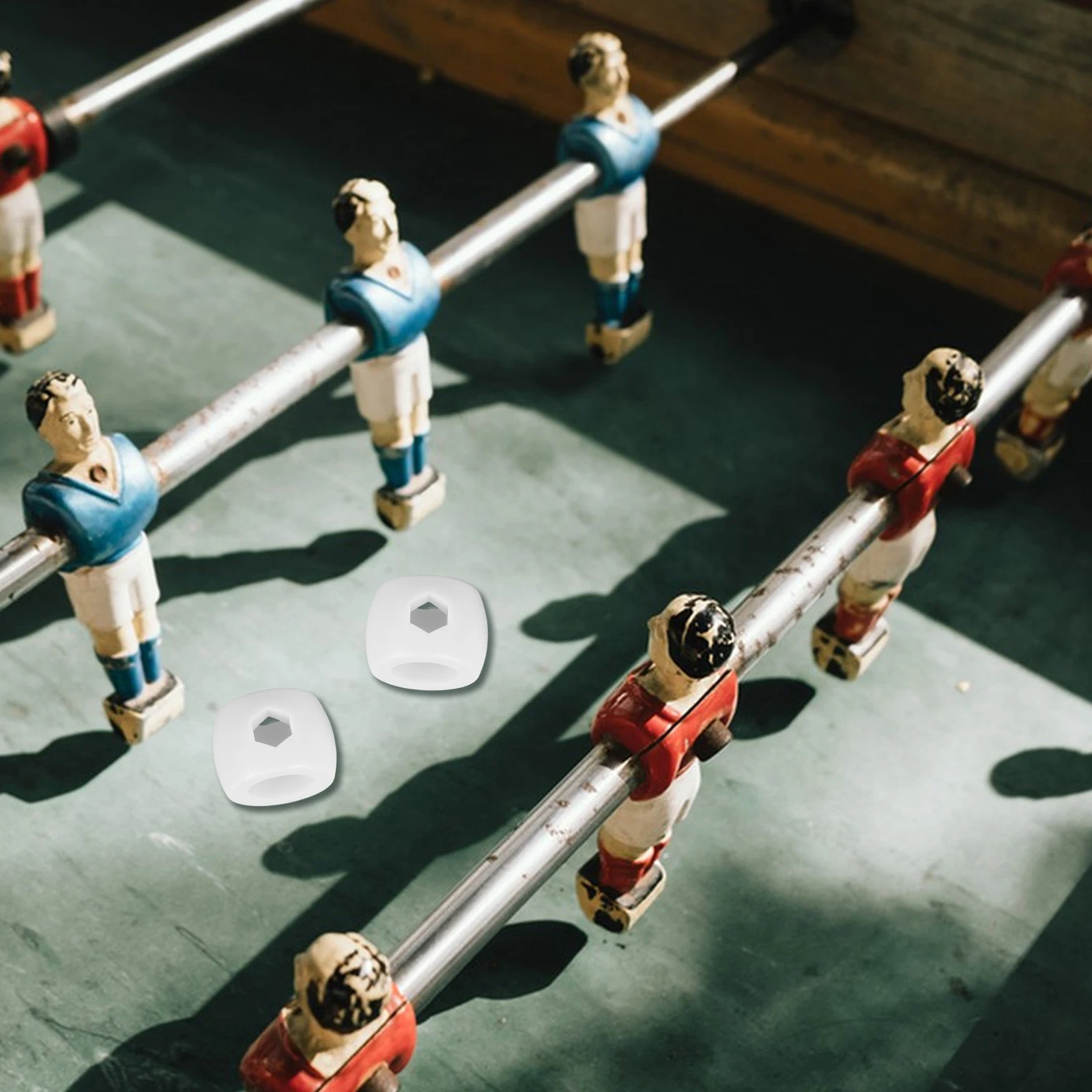 4PCS Locator แหวนอุปกรณ์เสริมสําหรับ Foosball ตารางพลาสติกเป้าหมาย Rod Positioner อะไหล่โต๊ะฟุตบอล GAMING ที่ถูกต้อง