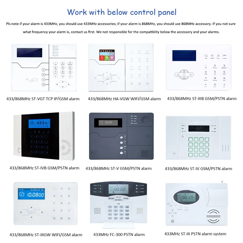 1/2/5pcs Wireless Door Opening Sensor Alert System 433mhz For Focus Alarm ST-VGT ST-IIIB Window Magentic Switch Contact Detector