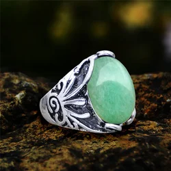 Vintage Natural Stone Jades Rings For Women Real Silver Plated Natural Pink Quartz Ring Fashion Jewelry Free Shipping