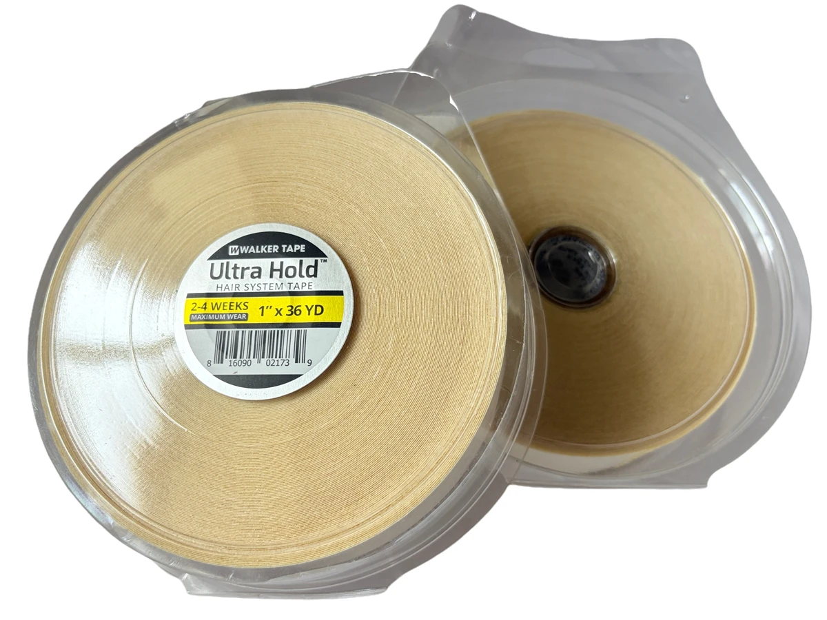 Original 1 Rolle 2,54cm X 36 Yards Walker Weiß Ultra Hold Doppelseitiges Klebeband Lace Front Tape Toupee Tape – Detail 1