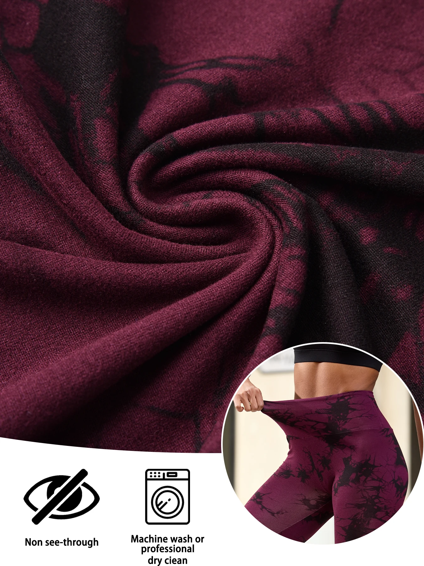 여성용 하이웨이스트 카프리 팬츠, 매우 부드러운 복부 보정, 비침 방지, 운동, 요가, 러닝, 애슬레틱, 짐 레깅스