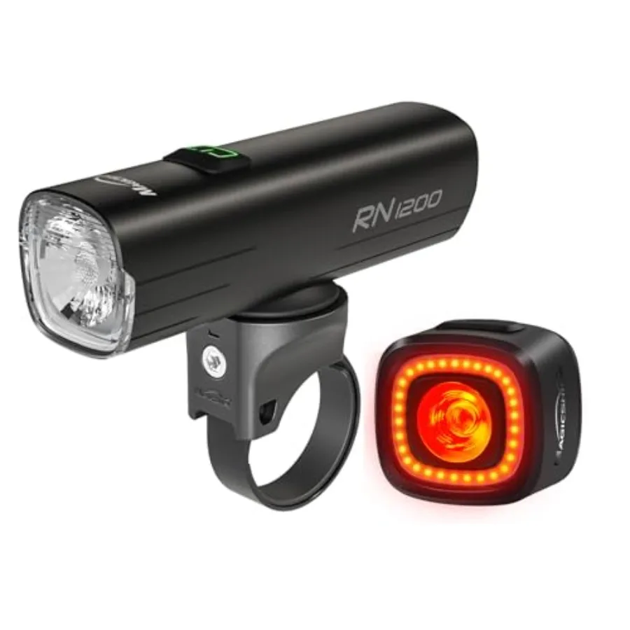 

RN 1200 SEEMEE 150 V2.0 Combo, 1200LM/150LM Bicycle Headlight and Taillight, Bike Light for Night Riding, Powerful Bike Headlig