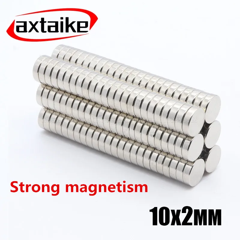 5/20/50/100/Pcs 10x2 Super Powerful Strong Bulk Round NdFeB Neodymium Disc Magnets Dia N35 Rare Earth Magnet 10*2 new