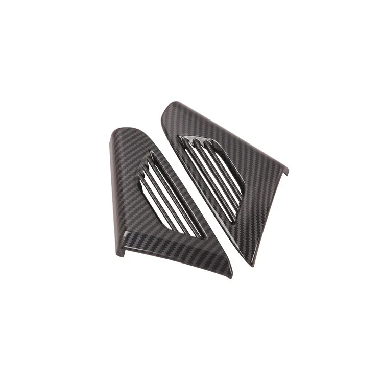 

Carbon Fiber Style Interior Dashboard Front Upper Air Vent Outlet Decorative Frame Cover For Tesla model X 2019