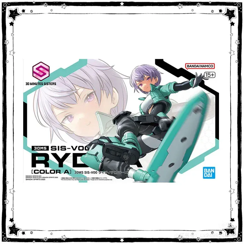 In Stock Bandai 30 Minutes Sisters Model Kit Anime Figures 30MS SIS-V00 Rydira Color A Anime Action Figure Collection Model Toys
