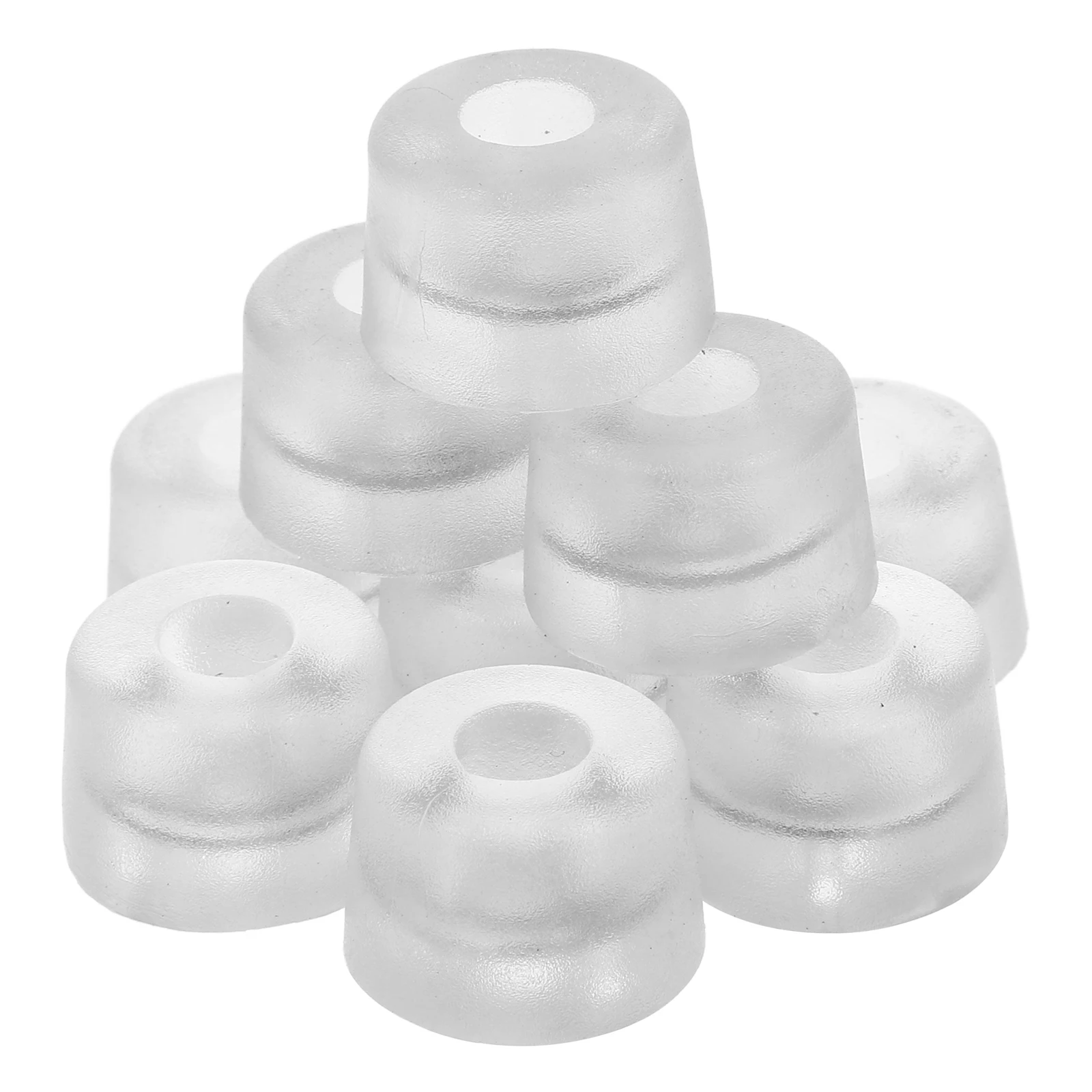 10 قطعة منصات سيليكون شفافة عدم الانزلاق حماة الأثاث الأرضيات الصلبة المضادة للخدش الحد من الضوضاء الجدول منصات القدم