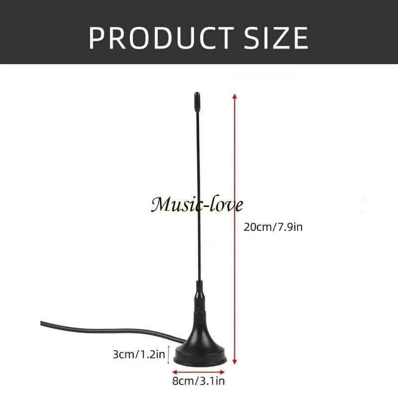 Receptor sinal interno digital HDTV 5DBI DVBT MINI ANTENAS ANTENAS