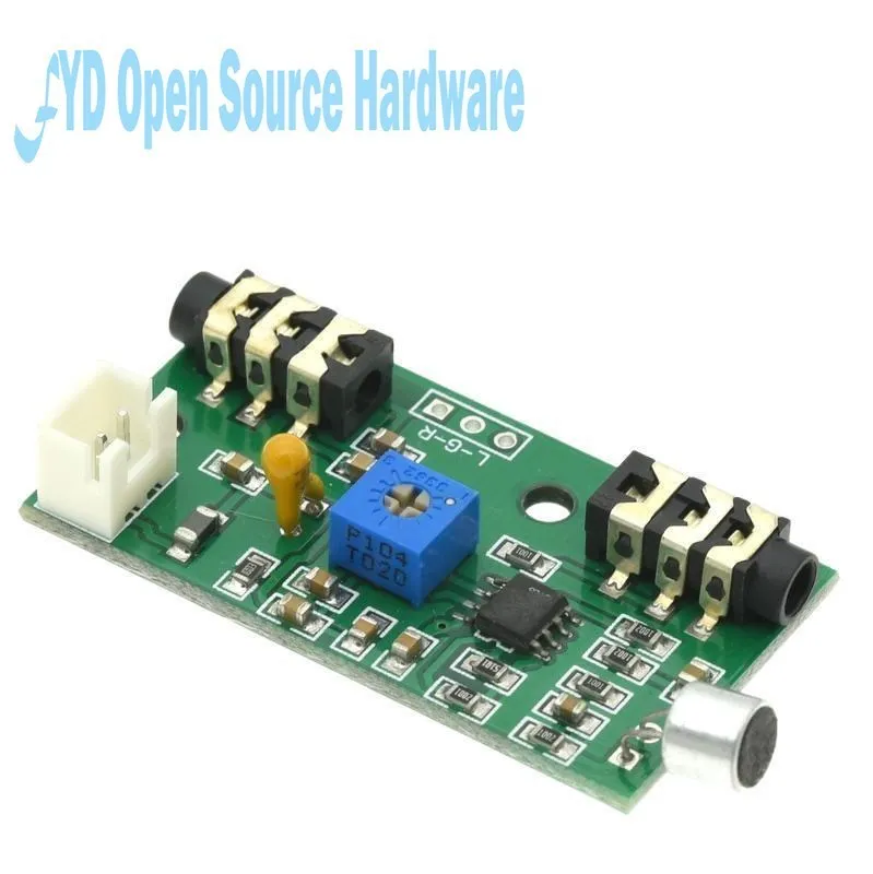 Microphone Pickup Microphone Amplifier Module Gain Adjustable Audio Circuit AC Signal Amplifier Board