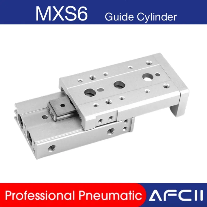 MXS6 linear slide guide cylinder pneumatic smc dual rod rail air slide cylinder MXS6-10 MXS6-20 MXS6-30 MXS6-40 MXS6-50