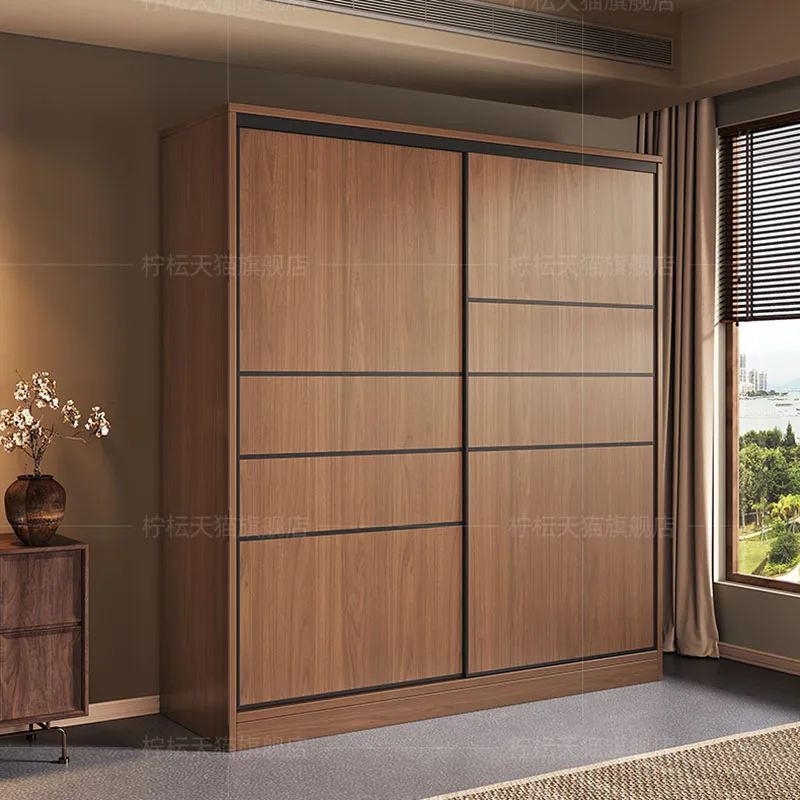 Wooden Modern Closet Aesthetic Designer Accent Luxury Creative Cheap Fashion Interior Wardrobe Organizer Armario Home Decoration